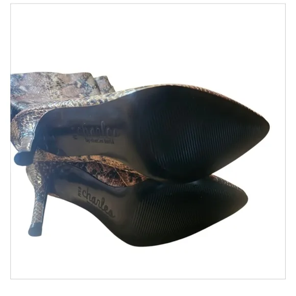Snakeskin Patterned Women's Boots