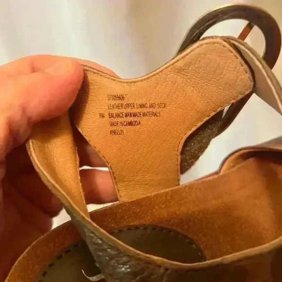 Sofft Olive Bayo Leather Sandal Womens Shoes, OLIVE,