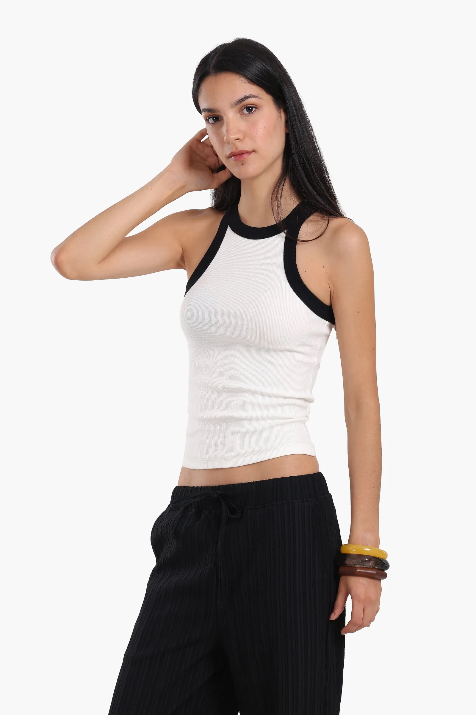 Soft Rib Racer Top