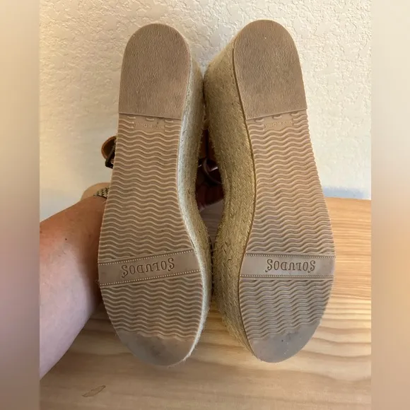 Soludos Platform Espadrille Sandals Size 10
