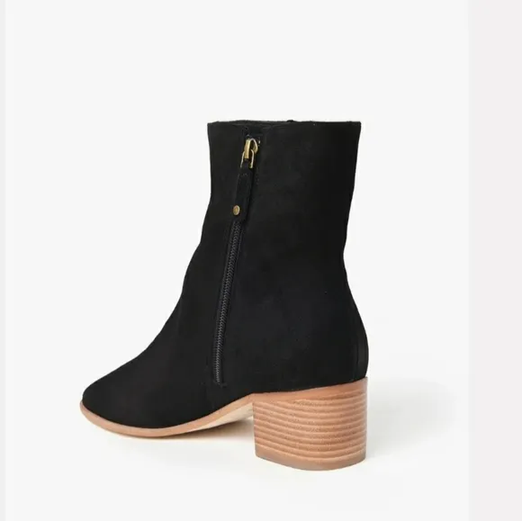 Soludos Women's Greta Bootie Black 100% Suede Size 8