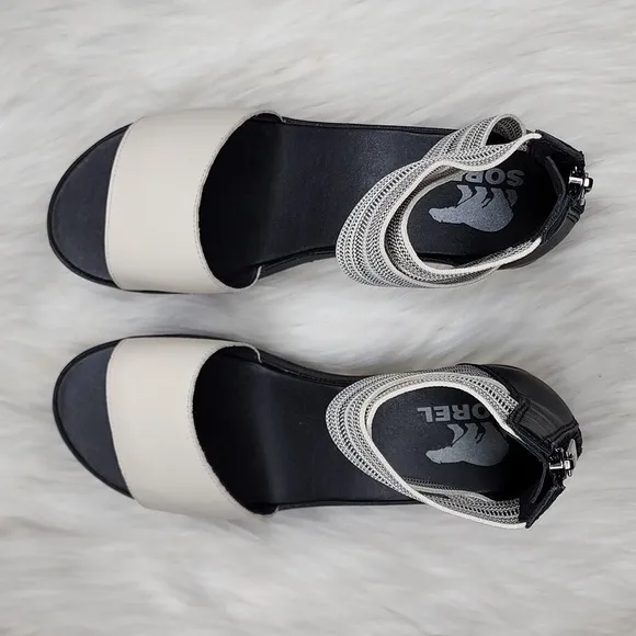 SOREL Cameron Flatform Ankle Strap Platform Sandals