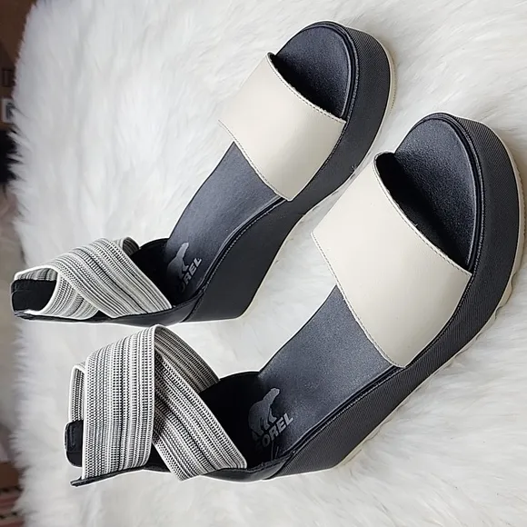 SOREL Cameron Flatform Ankle Strap Platform Sandals