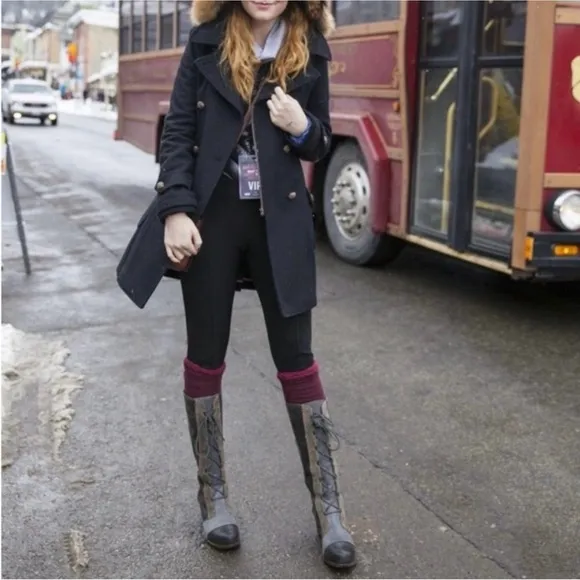 Sorel, Cate the Great, Size 8, Knee High Boots, Gray