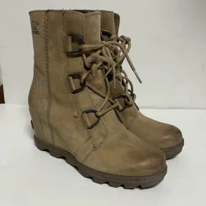 Sorel Joan of Arctic Wedge II Lace-Up Leather Boots Women’s 7