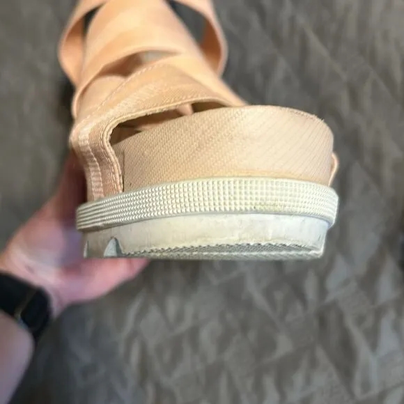 Sorel Leather Joanie II Platform Wedge Sandals 9