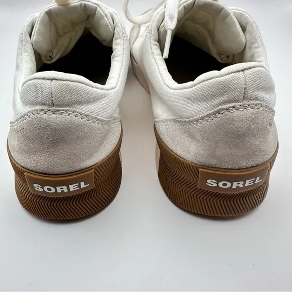 Sorel Out N About Plus Lace Women’s Shoes Sneakers Size 9 White Low Top
