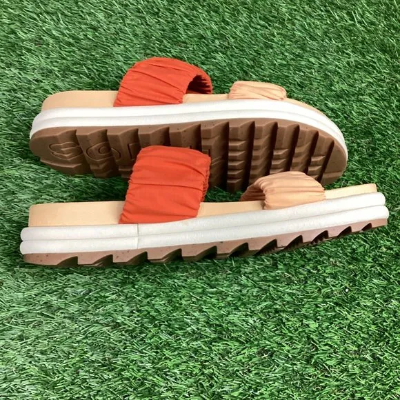 Sorel X Prana Roaming Vegan Boho Gorpcore Slide Chunky Platform Sandals