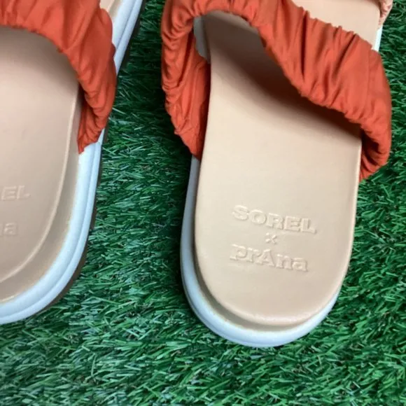 Sorel X Prana Roaming Vegan Boho Gorpcore Slide Chunky Platform Sandals