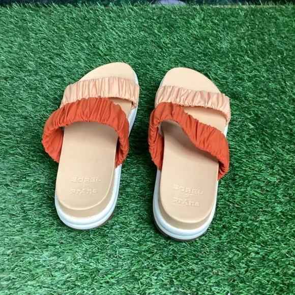 Sorel X Prana Roaming Vegan Boho Gorpcore Slide Chunky Platform Sandals