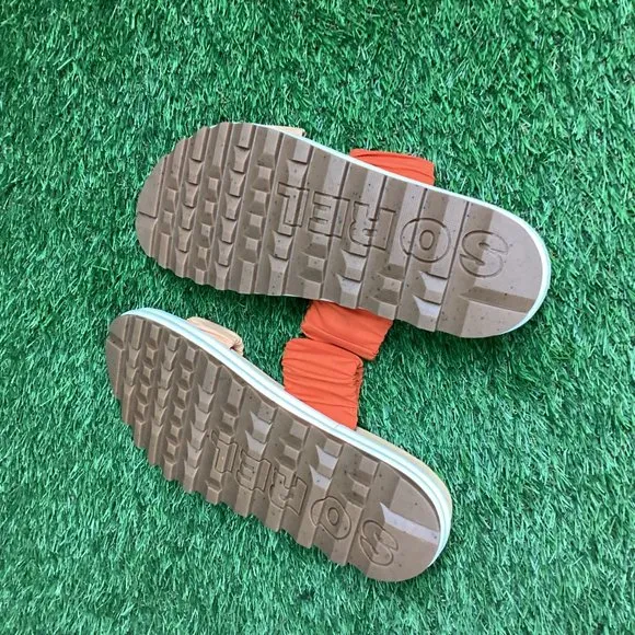 Sorel X Prana Roaming Vegan Boho Gorpcore Slide Chunky Platform Sandals