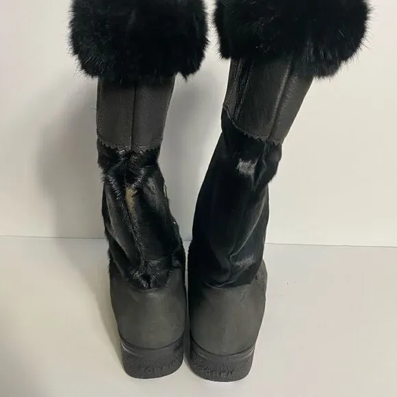 SOREL | Vintage Black Calf Hair Boots