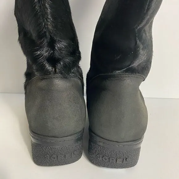 SOREL | Vintage Black Calf Hair Boots