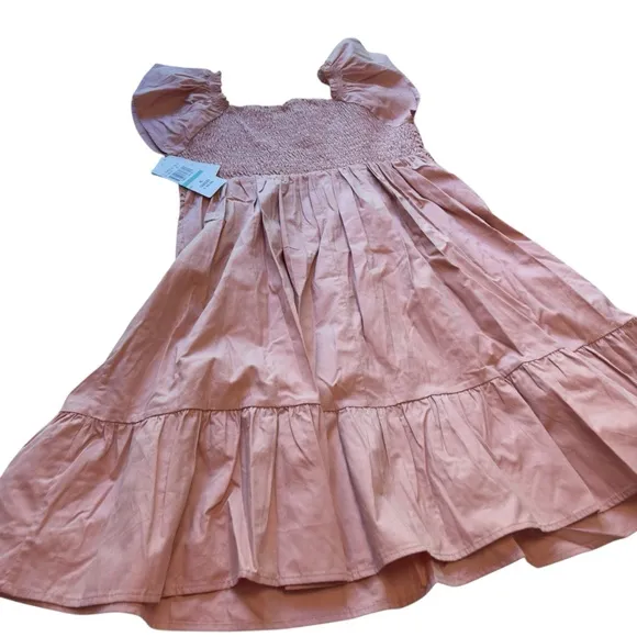 Speechless Kids Wanderer Mauve Size 16 NWT Flutter Sleeve Boho Tiered SunDress