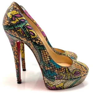 🌷❤️‍🔥SPRING SALE 🔥 FINAL PRICE🌷💥Christian Louboutin Bianca 140 Python 36