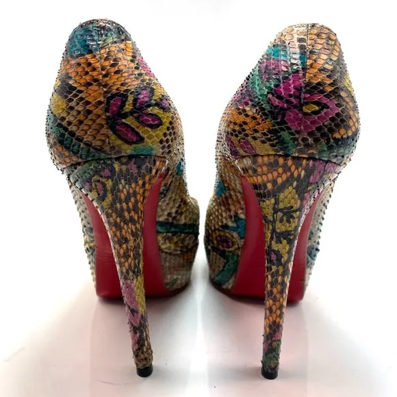 🌷❤️‍🔥SPRING SALE 🔥 FINAL PRICE🌷💥Christian Louboutin Bianca 140 Python 36