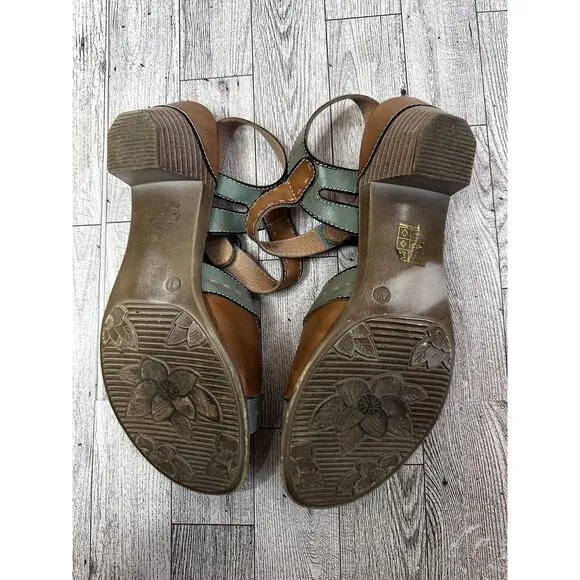 SPRING STEP‎ L''ARTISE SYVIE SANDALS Size US 10.5 / EUR 41 Boho Art To Wear