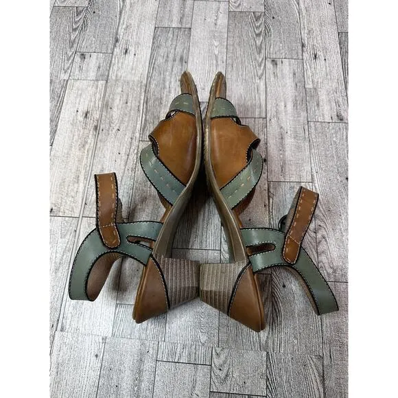 SPRING STEP‎ L''ARTISE SYVIE SANDALS Size US 10.5 / EUR 41 Boho Art To Wear