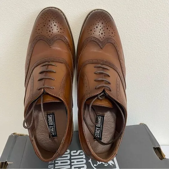 STACY ADAMS Dunbar Wing tip Oxford Dress Shoes