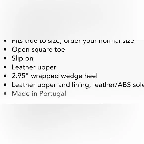 Staud Black Leather Women's Wedge Sandals