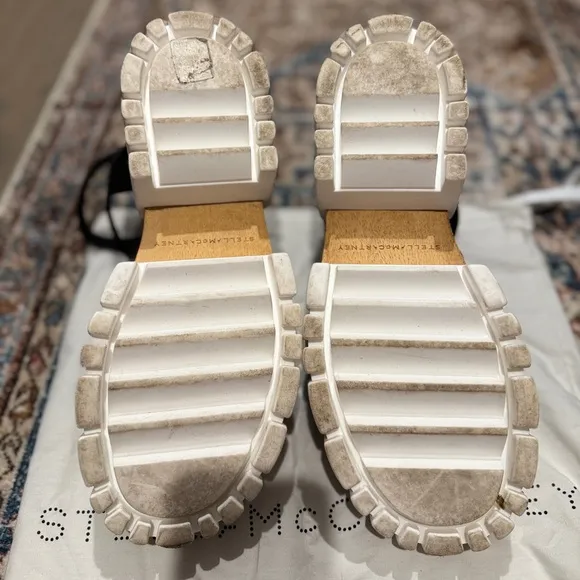 Stella McCartney Black Emilie Gladiator Heeled Sandals
