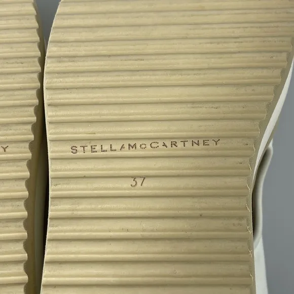 Stella McCartney Tan Stretch Sandals Womens EU 37/US 7 $695. Pre-Owned. With Box