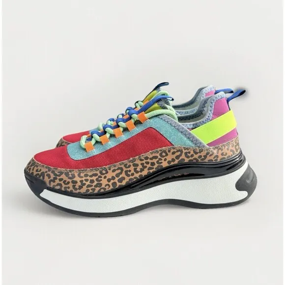 Steve Madden Charger Sneakers – Women’s Size 8.5 – Colorful &amp; Trendy