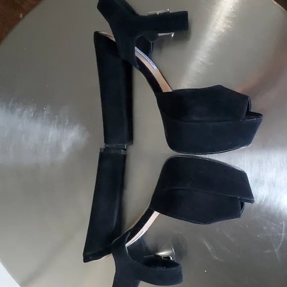 Steve Madden Jillyy Mary Jane Style Platform High Heels Sandals 5.5M