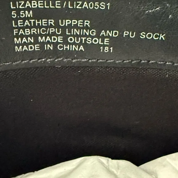 Steve Madden Lizabelle Black Heeled Boots Liza Women’s Black Boots Size 5.5M