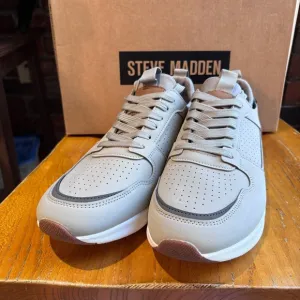 Steve Madden mens P-Sonny ortholite athleisure sneakers lt gray 11