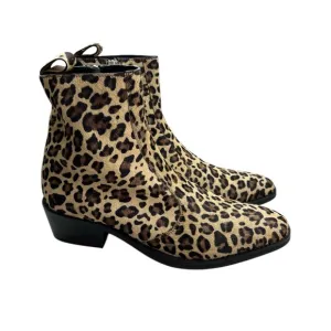 Straight To Hell Leopard Print Women’s Size 9 Ankle Boots