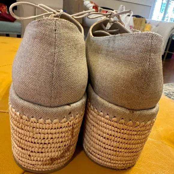 Stuart Weitzman like new platform shoes.