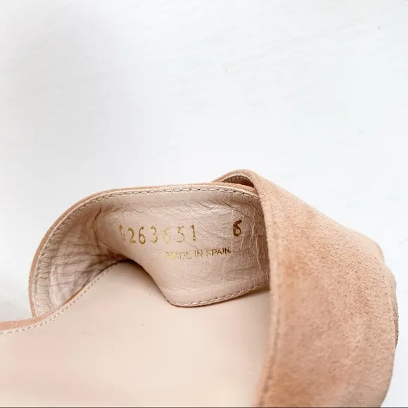 STUART WEITZMAN  Suede Platform Sandals