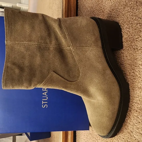 Stuart Weitzman Tan Suede Women's Boots