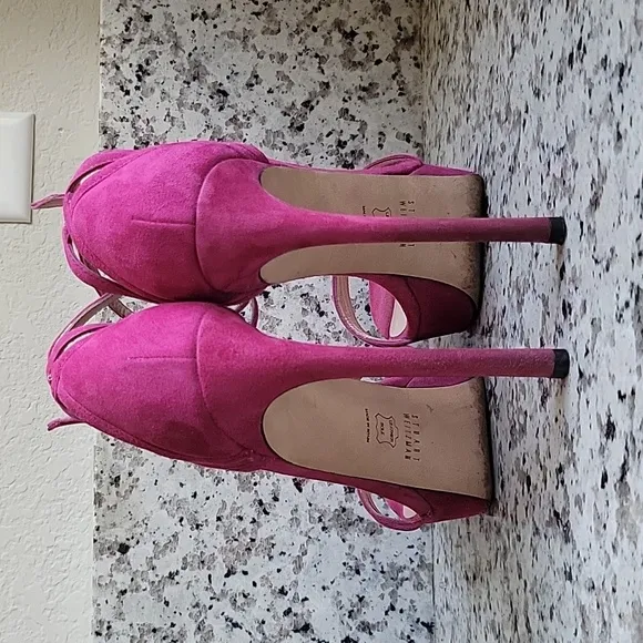 Stuart Weitzman Whichway stiletto platform sandals