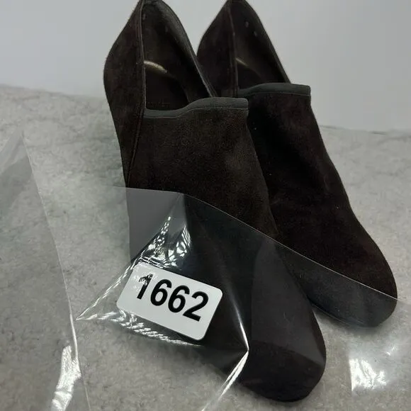 Stuart Weitzman Chic Brown Suede Heeled Shoes Size 9N
