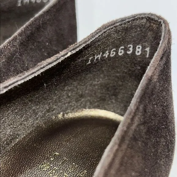 Stuart Weitzman Chic Brown Suede Heeled Shoes Size 9N