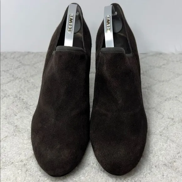 Stuart Weitzman Chic Brown Suede Heeled Shoes Size 9N