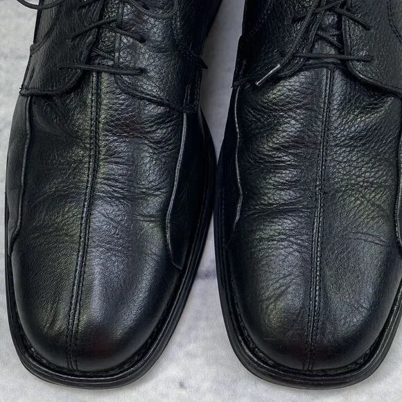 Studio Belvedere Bay Bridge Dress Shoes Black Leather Oxford Mens Size 10 D‎