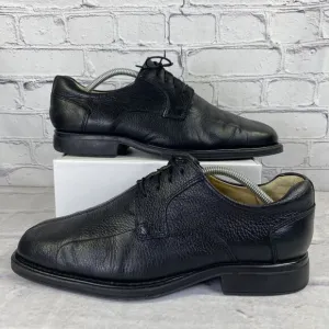 Studio Belvedere Bay Bridge Dress Shoes Black Leather Oxford Mens Size 10 D‎