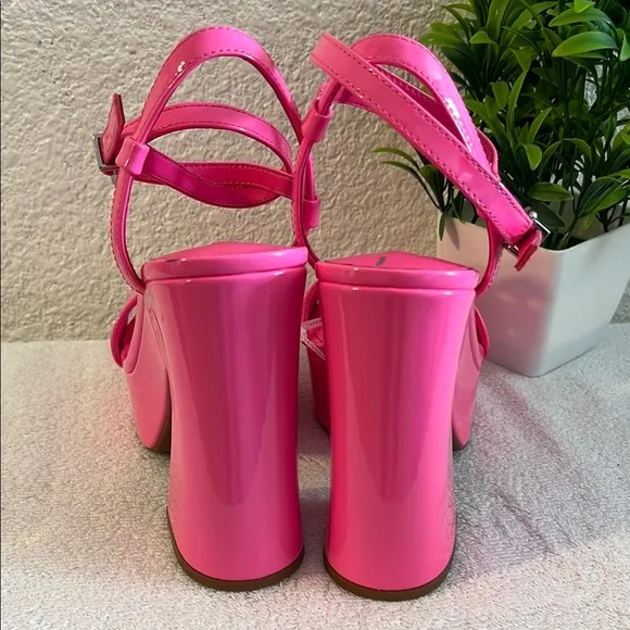 Stylish Pink Platform Heels
