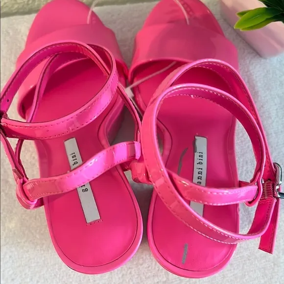 Stylish Pink Platform Heels