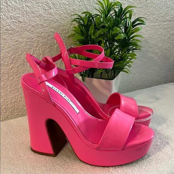 Stylish Pink Platform Heels