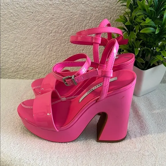 Stylish Pink Platform Heels