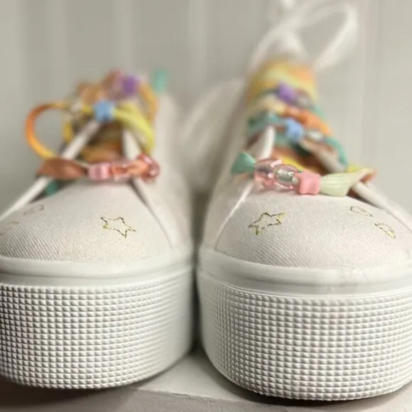 SUPERGA   LOVESHACKFANCY 2790 SZ 8.5 NWT Platform Sneaker, Fantasia Collection
