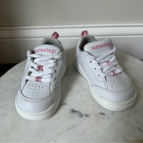 Surestep white toddler sneakers size 9