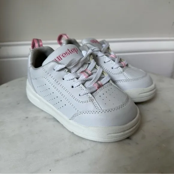 Surestep white toddler sneakers size 9