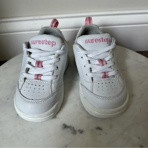 Surestep white toddler sneakers size 9