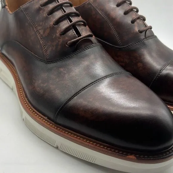 Taft cap toe Lace up espresso Model 102 leather Men dress shoes - Men 10.5 New