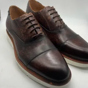 Taft cap toe Lace up espresso Model 102 leather Men dress shoes - Men 10.5 New